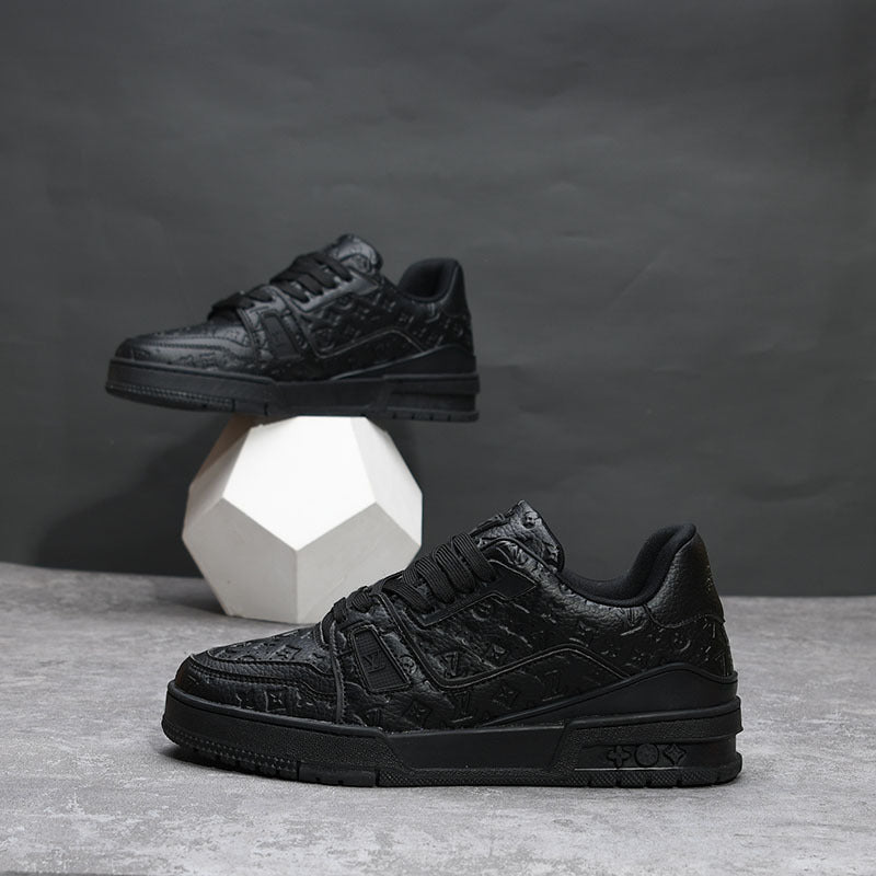 Men's Shoes Spring And Autumn Hot New Arrival All-Match High-Level Genuine Leather Wear-Resistant Deodorant Couple's Casual Sneakers Women's 8016 Shoes