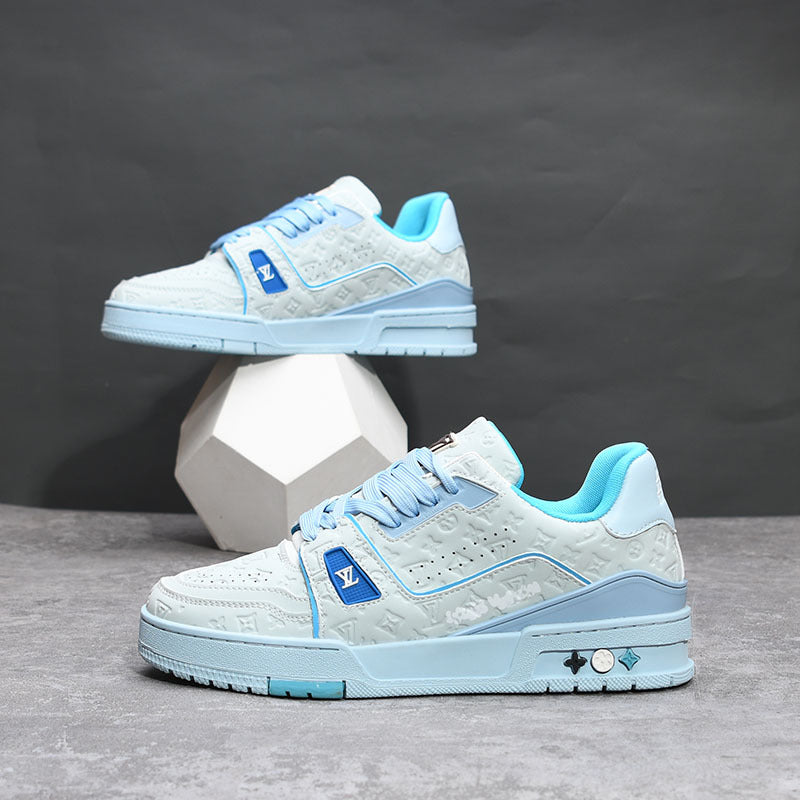 Men's Shoes Spring And Autumn Hot New Arrival All-Match High-Level Genuine Leather Wear-Resistant Deodorant Couple's Casual Sneakers Women's 8016 Shoes